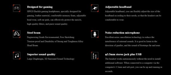 Meetion MT-HP021 Gaming Headset - Image 12