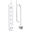 Anker Power Extend Strip 4AC+2 USB-A PIQ - White | AN.A9141K21.WT