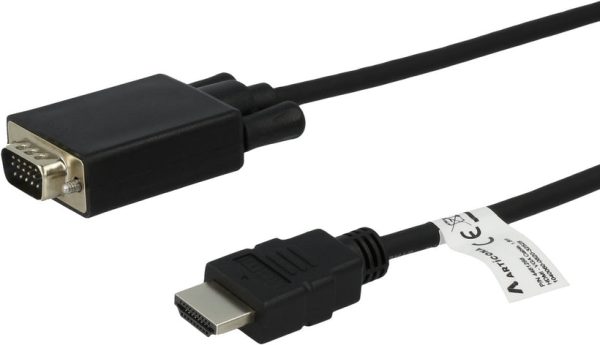 HDMI TO VGA Adapter Cable1.8M Black