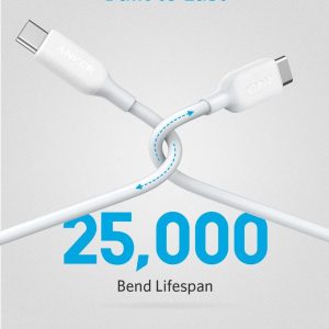 Anker Powerline Select + Usb-c To Usb-c 6ft/1.8m Cable White