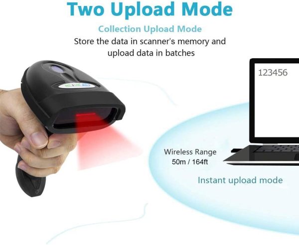 NETUM Wireless Barcode Scanner, 2 in 1 2.4G Wireless - Image 4