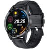 Xcell Classic-3Talk Smart Watch Black With Black Leather Strap