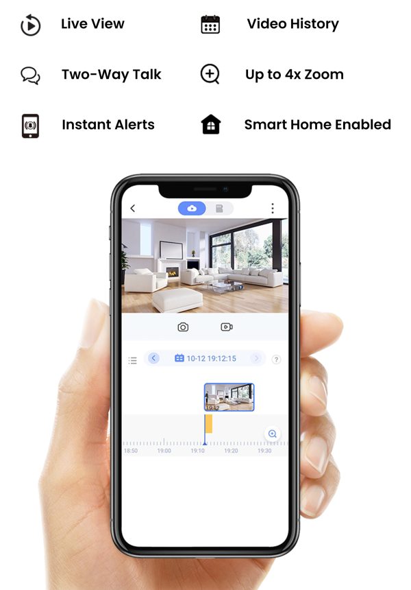 ⁦EZVIZ Smart Home Camera 4MP,H.265 (CS-C6W)⁩ - الصورة ⁦5⁩
