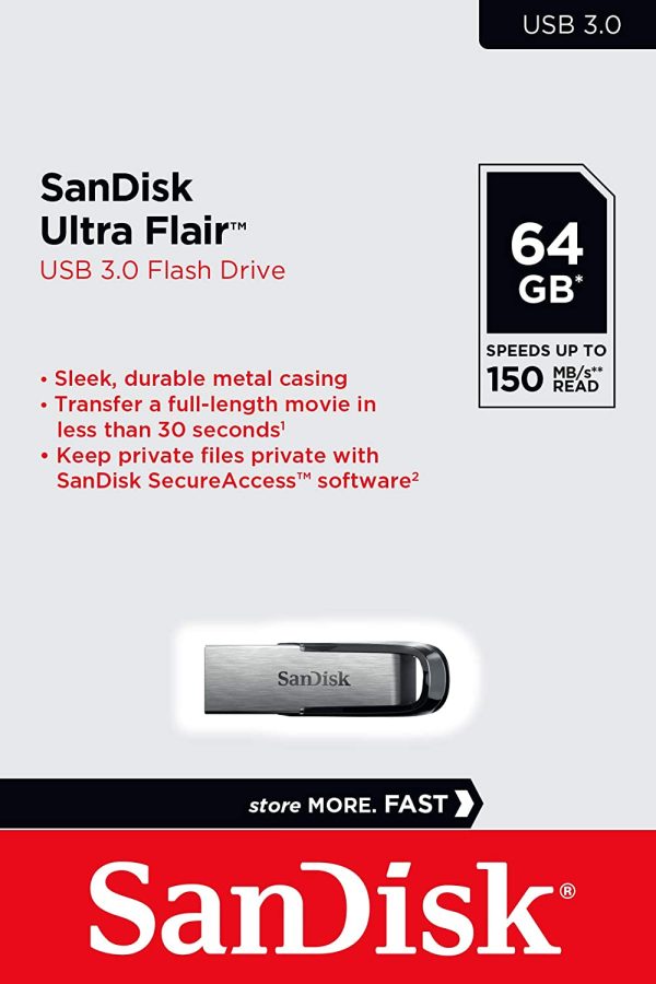 Sandisk Ultra Flair 64GB USB 3.0 Flash Drive
