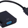 HDMI TO VGA Adapter Black