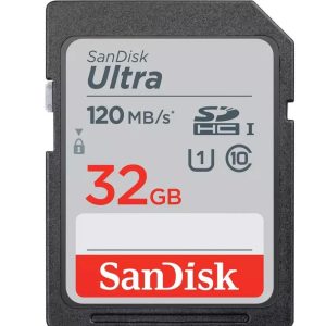 SanDisk Ultra 32GB SDHC Memory Card 120MB/S