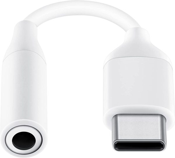 Samsung EE-UC10 USB-C Headset jack Adapter to 3.5mm Ultra Audio AUX female Jack - White - Image 2