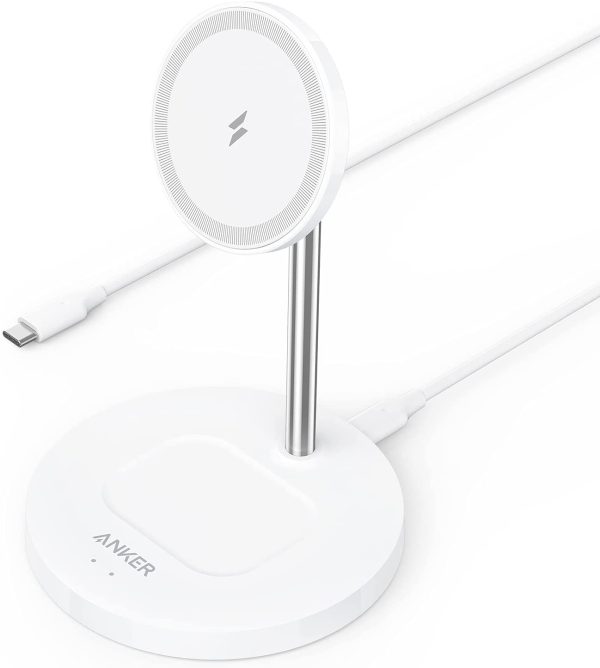 Anker Powerwave 2 In 1 Magnatic Wireless Charging Stand Usb C
