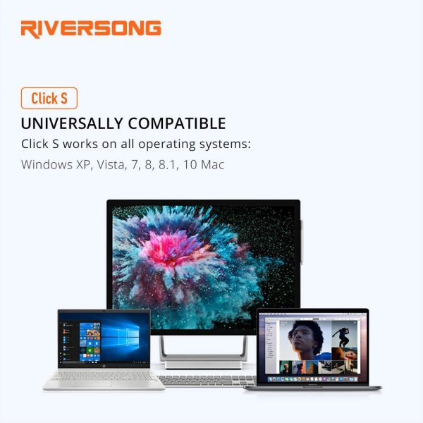 ⁦RiverSong Click S1 Wireless Mouse (WM02C)⁩ - الصورة ⁦6⁩