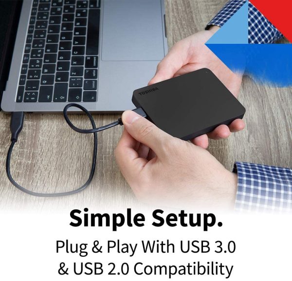 TOSHIBA Canvio Basics External Hard Disk 1TB
