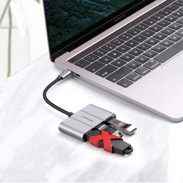 Linkcomn Usb Type-C To 4 Port Usb Data Hub (LC-SA03) - IBSouq