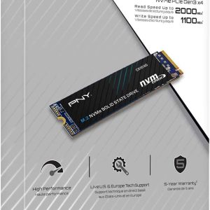 Pny CS1030 500gb M.2 Nvme PCIe Gen3 X4 Internal Solid State Drive