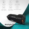 Linkcomn Fast Car Charger 30w with 1m Type-C Cable - IBSouq