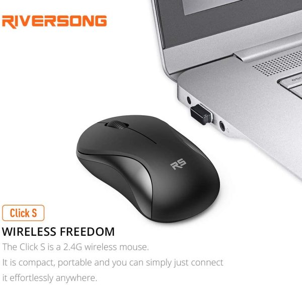 ⁦RiverSong Click S1 Wireless Mouse (WM02C)⁩ - الصورة ⁦2⁩
