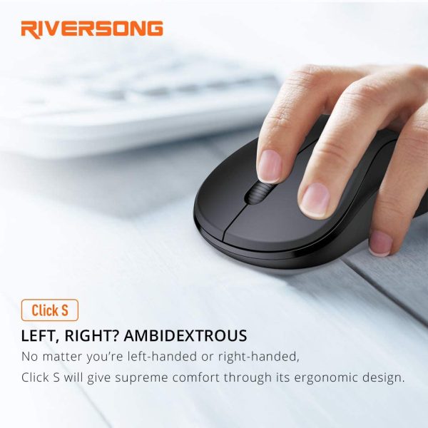 ⁦RiverSong Click S1 Wireless Mouse (WM02C)⁩ - الصورة ⁦3⁩