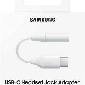 Samsung EE-UC10 USB-C Headset jack Adapter to 3.5mm Ultra Audio AUX female Jack - White