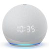 Amazon Alexa Speaker Eecho  DOT/CLOCK Silver (B7W644)