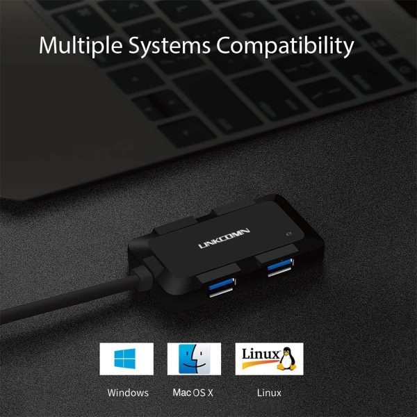 Linkcomn 4 Port USB 3.0 Data Hub
