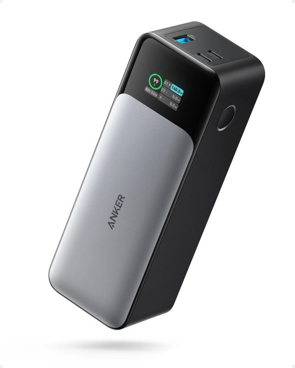 ANKER 140W HIGH-SPEED IPUT AND OUTPUT 737 POWER BANK 24000mAh Smart Display