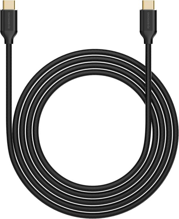RiverSong USB C to USB C Cable 1.8M Hercules C2 Black (CT40) - Image 2