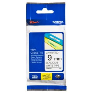 Brother Lable Tabe 9mm TZE-221 - Black