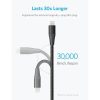 ANKER PowerLine+ II USB-A with Lightning Connector 3ft 0.9mm BLACK - Image 3