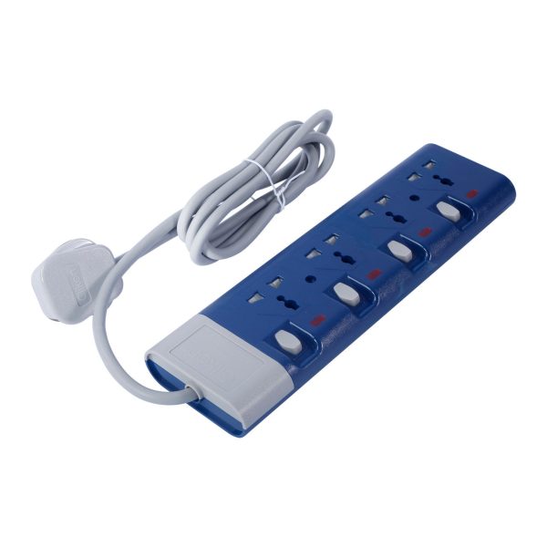 Clikon Extension Socket Premium Quality 4Way 3M