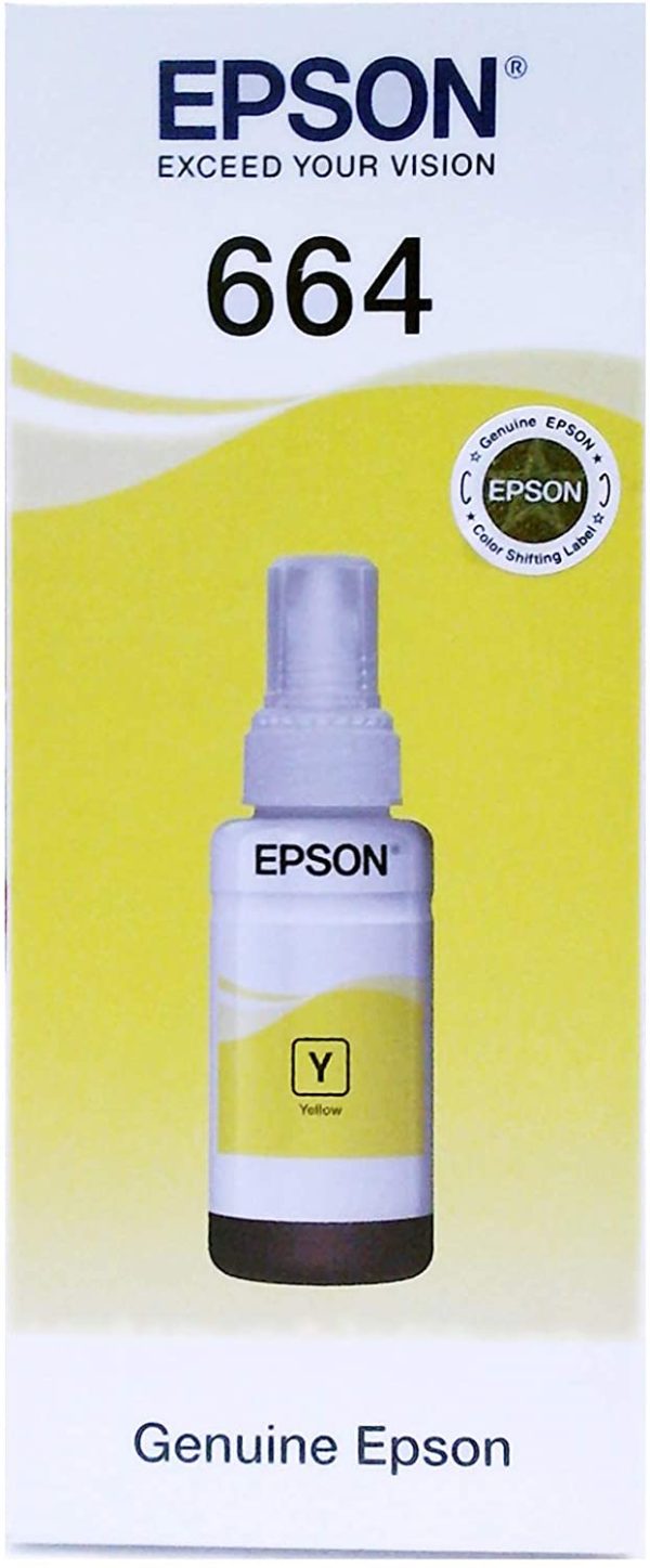 Epson T6644 Inkjet Cartridge - Yellow