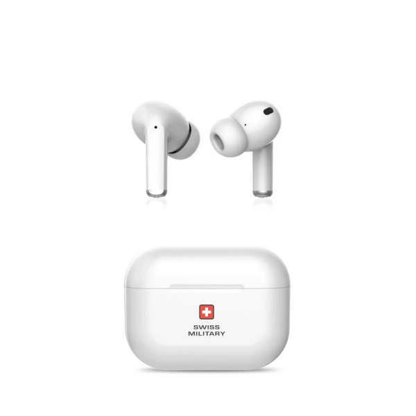 Swiss Military True Wireless Earbuds Delta-White