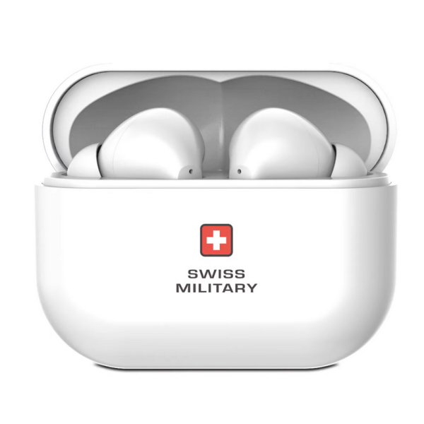 Swiss Military True Wireless Earbuds Delta-White - Image 2