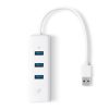 TP-Link USB 3.0 3-Port Hub & Gigabit Ethernet Adapter 2 in 1 USB Adapter ue330 - IBSouq