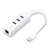 TP-Link USB 3.0 3-Port Hub & Gigabit Ethernet Adapter 2 in 1 USB Adapter ue330