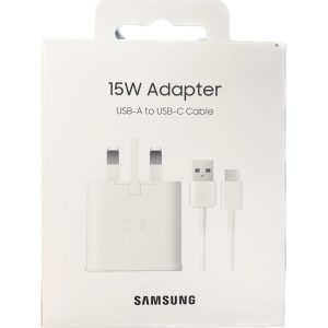 Samsung 15w Adapter with Usb-a To Usb-c With Cable Ta200 White