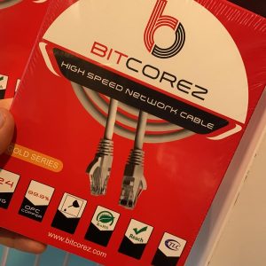 Bitcorez UTP CAT6 Patch Cords PVC White 3 meter