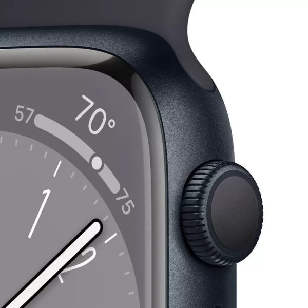 Apple Watch Series 8 GPS Aluminum Case with Sport Band - 41MM M/L Midnight - Image 3