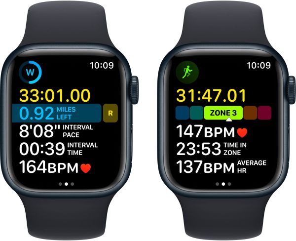 Apple Watch Series 8 GPS Aluminum Case with Sport Band - 41MM M/L Midnight - Image 4