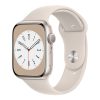Apple Watch Series 8 GPS  Aluminum Case with Sport Band - 45mm M/L Starlight - Image 4