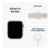 Apple Watch Series 8 GPS  Aluminum Case with Sport Band - 45mm M/L Starlight - Image 2