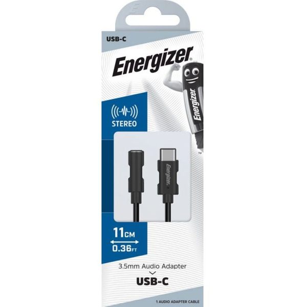 ⁦Energizer Adapter Aux Female To USB-C 11cm⁩ - الصورة ⁦4⁩