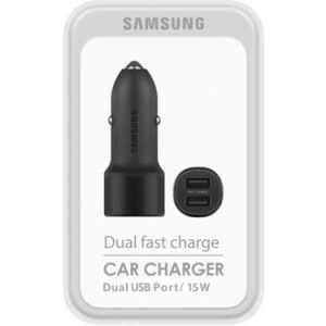 Samsung Car Charger Dual Usb A Port 15w Fast Charge Ep-l1100
