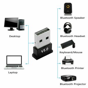 USB Bluetooth 5.0 Adapter Wireless Dongle