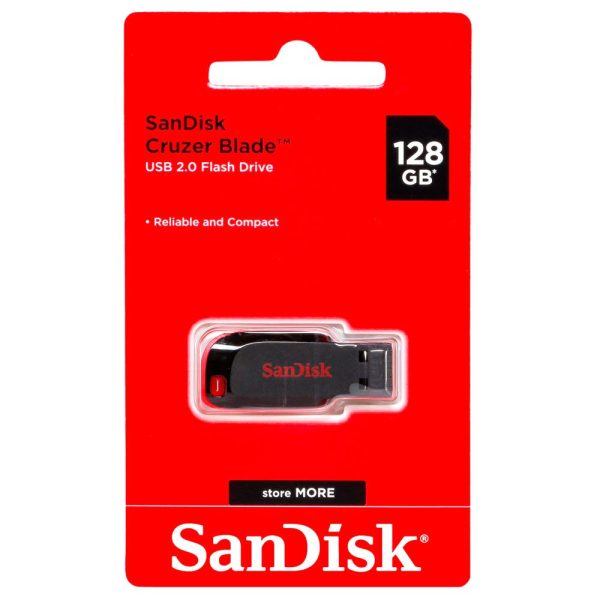 Sandisk Cruzer Blade USB 2.0 Flash Drive 128GB